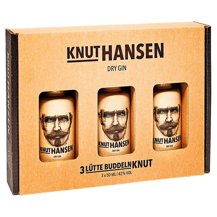 Knut Hansen Dry Gin 3x0,05l